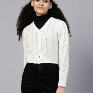 Hand Knitted Woolen Sweater for Women