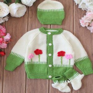 Handmade Knitted Baby Sweater