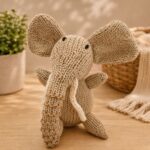Small happy elephant